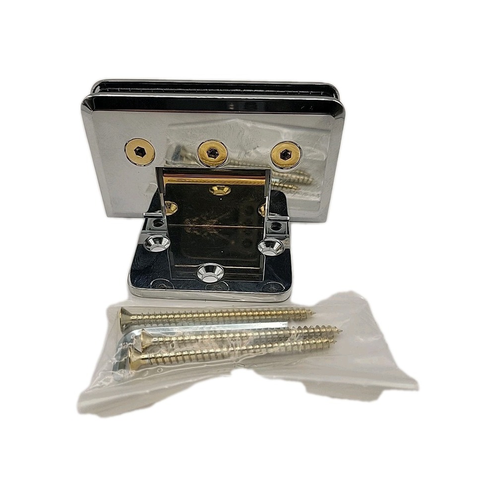 Adjustable Shower Door Hinge Polished Chrome And Hinge Pack Of‎ 1